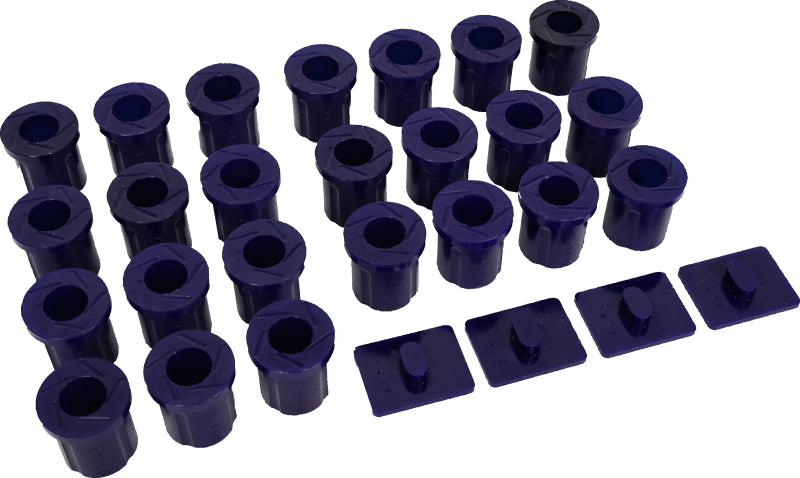 SuperPro 1967-1980 Toyota Land Cruiser Base Rear Leaf Spring and Slipper Pad Bushing Kit