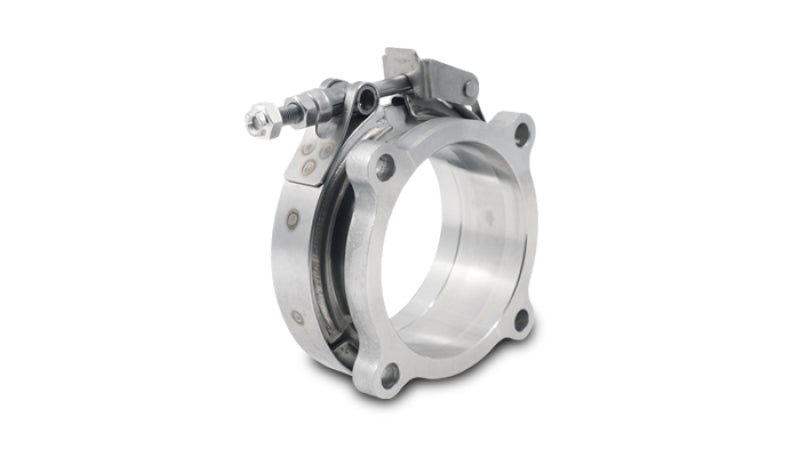 Vibrant GT Series Turbo Adapter 3in 4 Bolt to 3in V-Band Flange w/ V-Band & V-Band Clamp