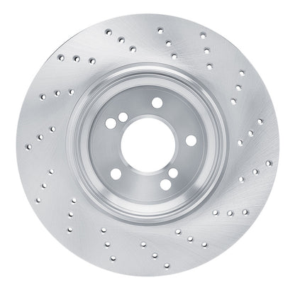 DFC 08-13 BMW M3 Left Rear Drilled Brake Rotor