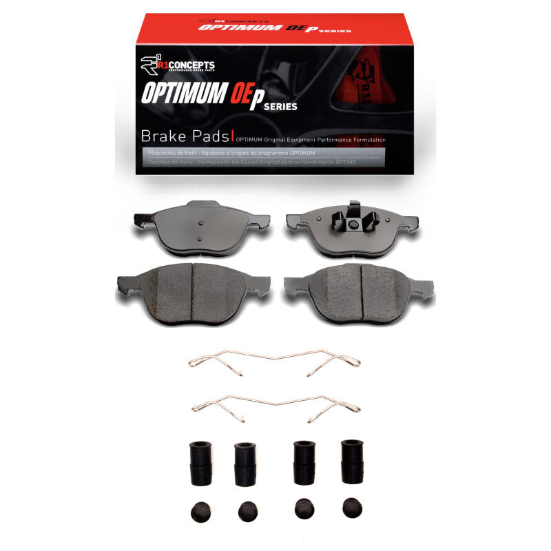 R1 Concepts R1 2004-2018 Ford Focus Front R1 Optimum OE Pads & Hardware Kit