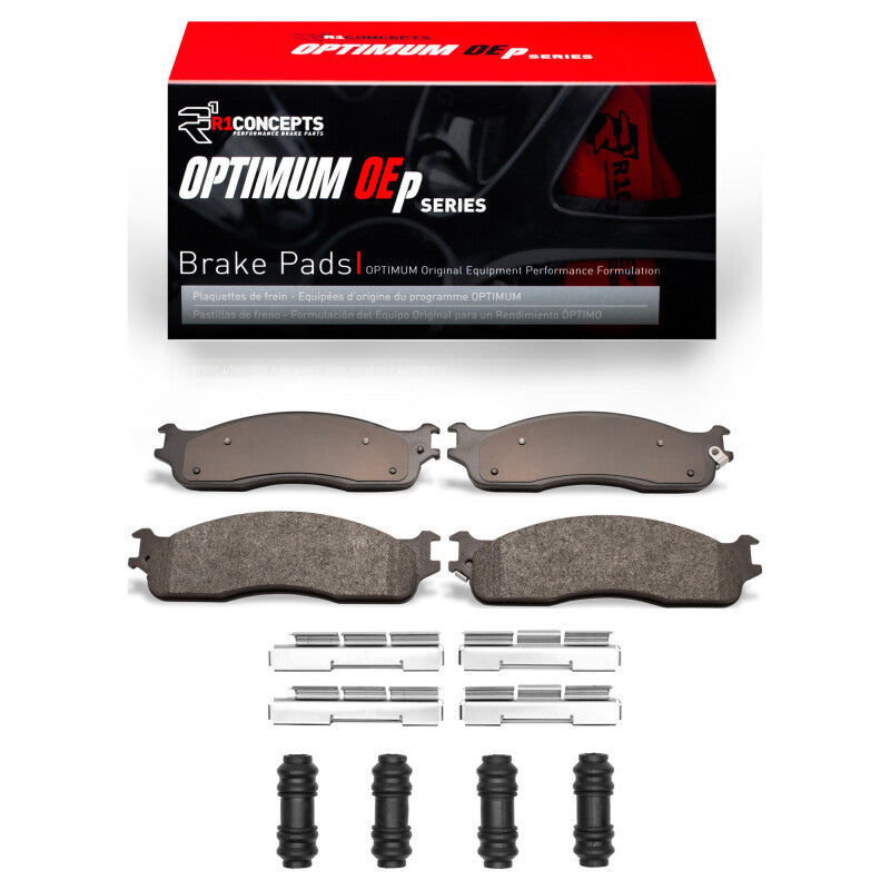R1 Concepts R1 03-08 Dodge Ram 4000 (Mexico) Front Optimum OE Pads & Hardware Kit