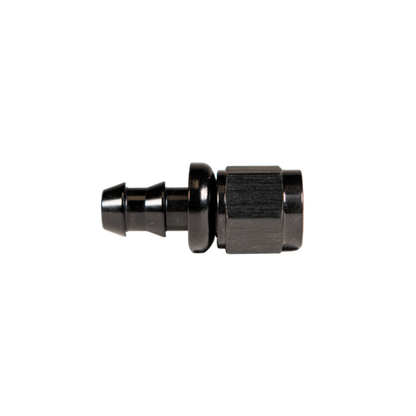 Fleece Performance Universal -6AN Straight to Hose Barb - Black