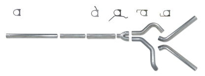 Diamond Eye Performance Diamond Eye KIT 4in Catback MFLR RPLCMENT PIPE DUAL SS: 2004.5-2007.5 DODGE CUMMINS 600