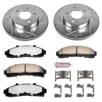 PowerStop Power Stop 95-01 Ford Explorer Front Z36 Truck & Tow Brake Kit