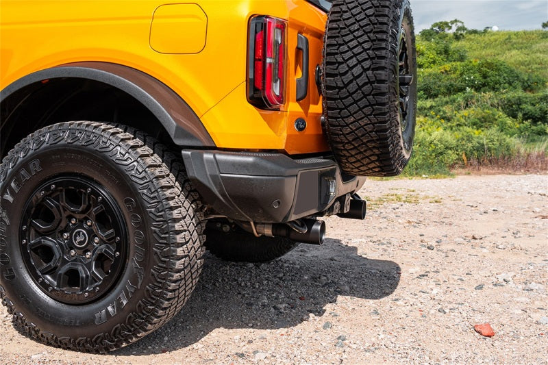 CORSA Performance Corsa 21-25 Ford Bronco 2.7L 2-Door 2.75in Cat-Back Dual Rear Exhaust w/4in Straight-Cut Polish Tips