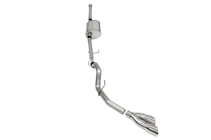 CORSA Performance Corsa 2021-2025 Ford F-150 SuperCrew/6.5in Bed 5.0L V8 Sport Cat-Back Single Side Exit-Polished
