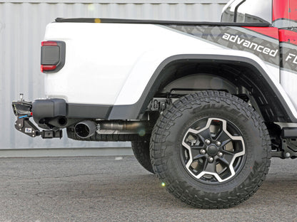 aFe 2021+ Jeep Gladiator V6-3.0L (td) Vulcan Series 3in 304 SS DPF-Back Exhaust System - Polishd Tip