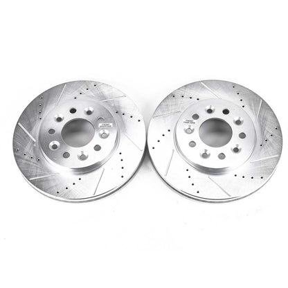 PowerStop Power Stop 04-07 Ford Freestar Front Evolution Drilled & Slotted Rotors - Pair