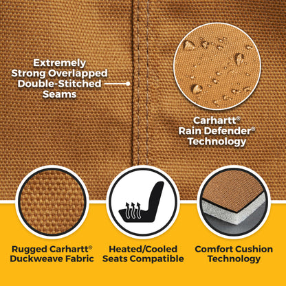 Covercraft 2025+ Chevrolet Suburban/Tahoe/GMC Yukon 1st Row Bucket Seat Cover - Carhartt Brown