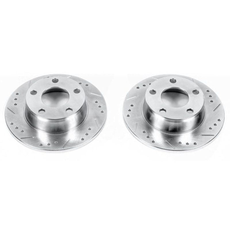 PowerStop Power Stop 99-04 Audi A6 Quattro Rear Evolution Drilled & Slotted Rotors - Pair