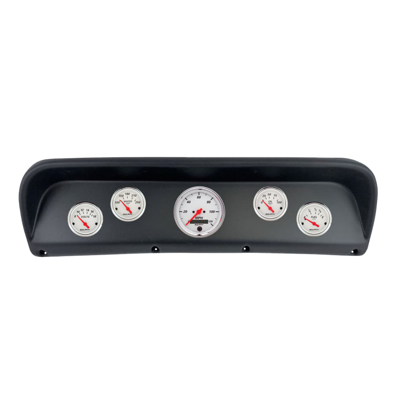 Autometer Arctic White Direct Fit Dash Kit 67-72 Ford F100 (1 x 3-3/8in. / 4 x 2-1/16in.)