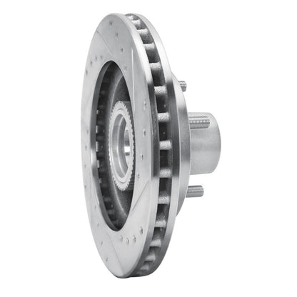 R1 Concepts R1 91-03 Chevrolet S10 Blazer Front Left Drilled & Slotted Silver Brake Rotor