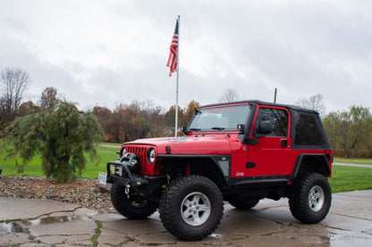 Fishbone Offroad 97-06 Jeep Wrangler Front Tube Fenders Paintable Mesh Upgrade