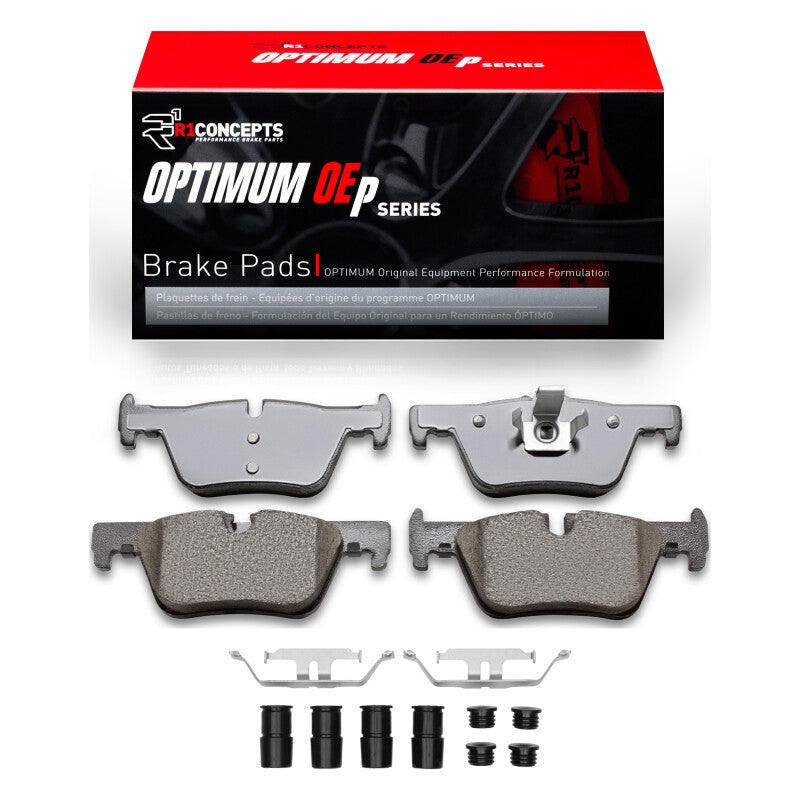 R1 Concepts R1 12-21 BMW 228I xDrive Rear Optimum OE Pads & Hardware Kit