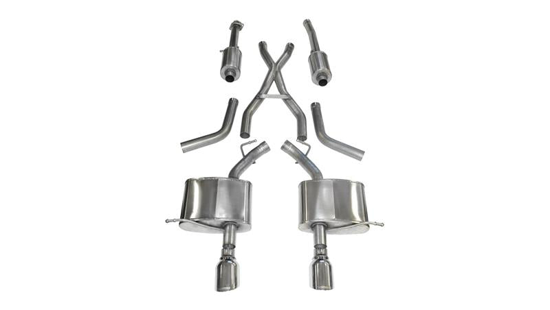 CORSA Performance Corsa 2011-2024 Dodge Durango 5.7L V8 Polished Sport Dual Rear Cat-Back Exhaust