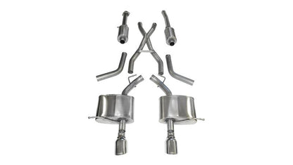 CORSA Performance Corsa 2011-2024 Dodge Durango 5.7L V8 Polished Sport Dual Rear Cat-Back Exhaust