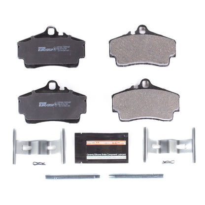 PowerStop Power Stop 10-12 Porsche Cayman Euro-Stop ECE-R90 Rear Brake Pads