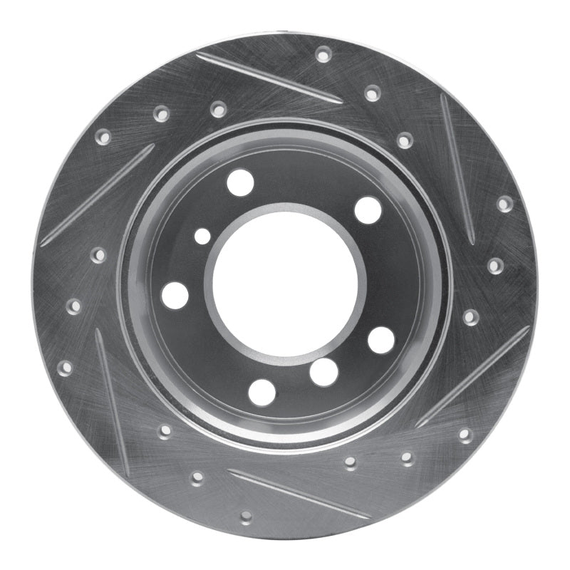 R1 Concepts R1 02-18 Dodge Sprinter 3500 Rear Left Drilled & Slotted Silver Brake Rotor