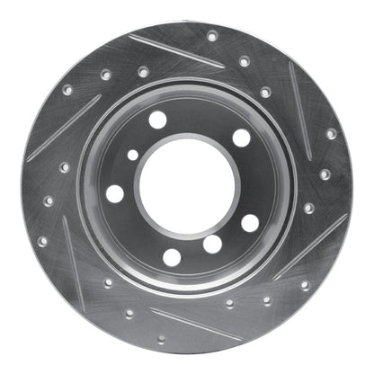 R1 Concepts R1 02-18 Dodge Sprinter 3500 Rear Left Drilled & Slotted Silver Brake Rotor