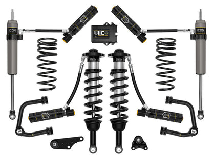 ICON 2024+ Toyota Tacoma 1.25in-3in Stage 6 Suspension System Tubular w/ Triple Rate Spring