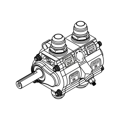 Peterson Fluid Systems R4 2-Stage Oil Pump - Left Side Mount - HV - Rear Drive