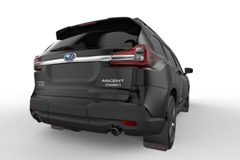 Rally Armor 18-26 Subaru Ascent Red UR Mud Flap w/Black Logo