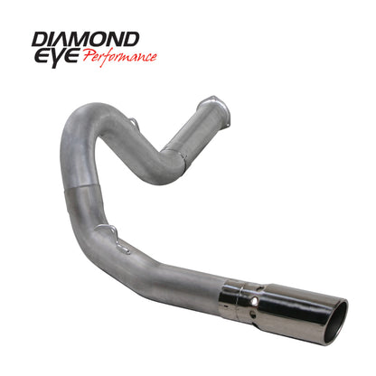Diamond Eye Performance Diamond Eye KIT 5in DPF-BACK Single AL 07.5-08 CHEVY 6 6L 2500/3500 BPCKGD BX46X14X14OD EL-PL