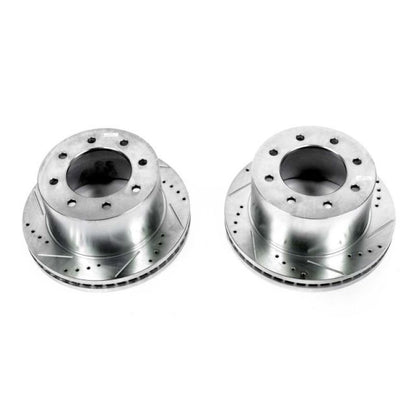 PowerStop Power Stop 11-20 GMC Sierra 3500 HD Rear Drilled & Slotted Rotor - Pair