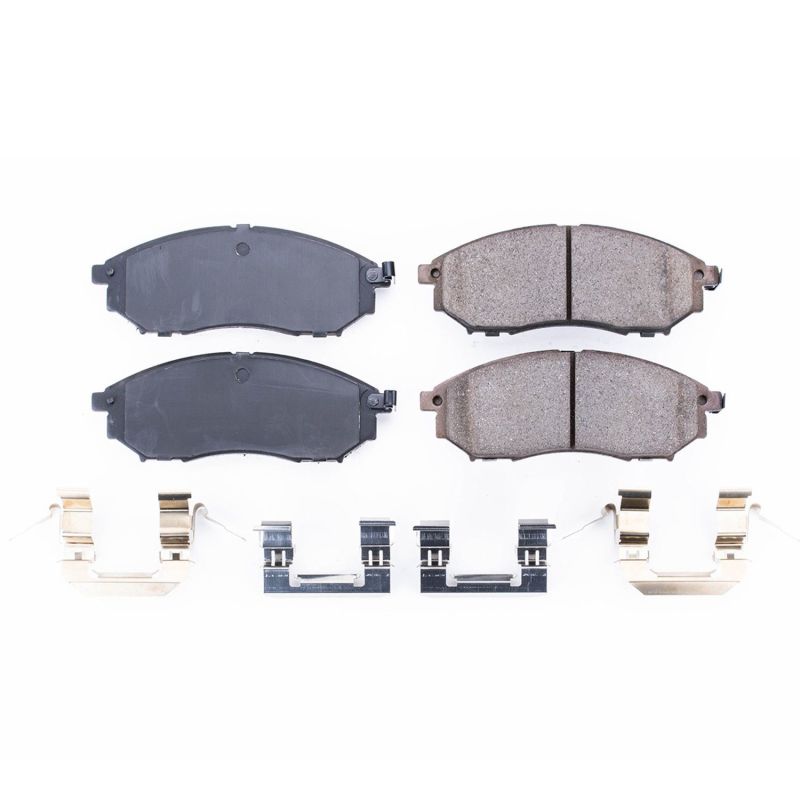 PowerStop Power Stop 08-12 Infiniti EX35 Front Z17 Evolution Ceramic Brake Pads w/Hardware
