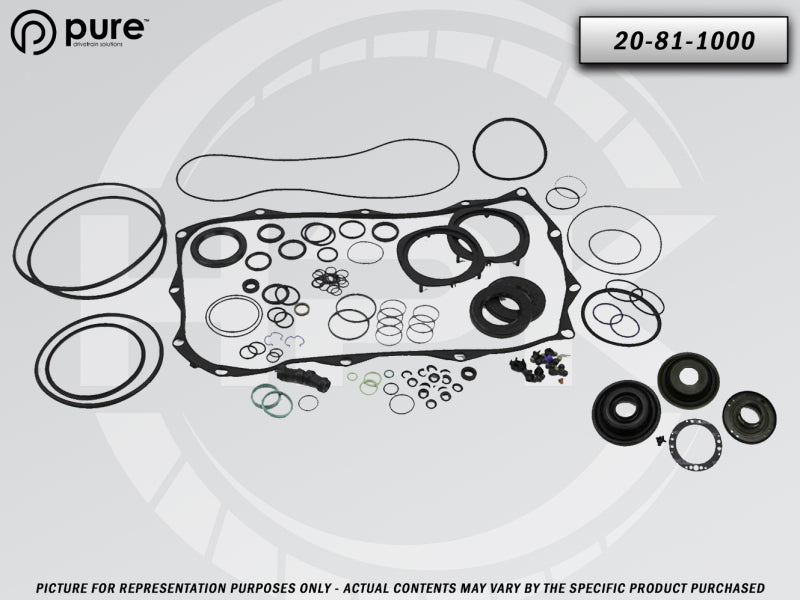 Pure Drivetrain Solutions Pure Drivetrain 8HP80 High Performance Transmission Master Seal Kit - RWD