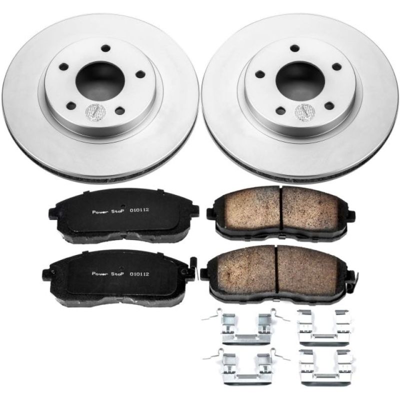 PowerStop Power Stop 00-01 Infiniti I30 Front Z17 Evolution Geomet Coated Brake Kit