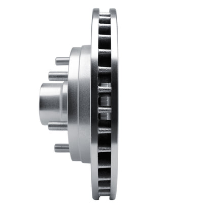 R1 Concepts R1 94-02 Chevrolet Express 2500 Front Left Drilled & Slotted Silver Brake Rotor