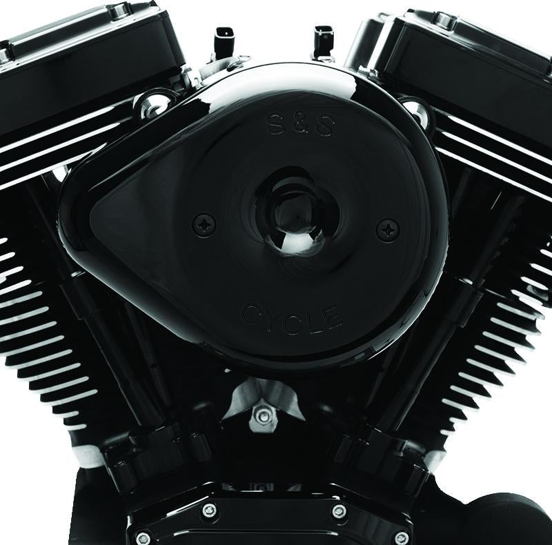 S&S Cycle 2007+ XL Sportster Models w/ Stock EFI Stealth Air Cleaner Kit w/ Black Teardrop Cover