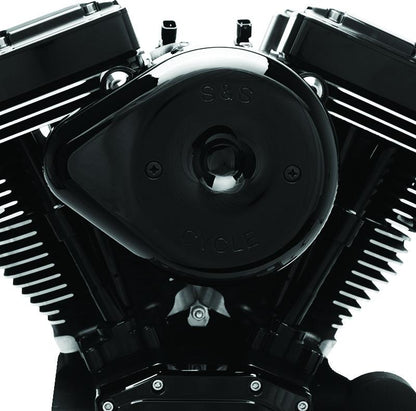 S&S Cycle 2007+ XL Sportster Models w/ Stock EFI Stealth Air Cleaner Kit w/ Black Teardrop Cover
