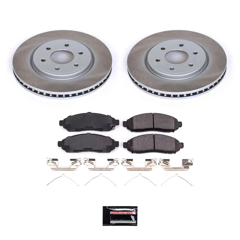 PowerStop Power Stop 09-12 Suzuki Equator Front Semi-Coated Rotor Kit