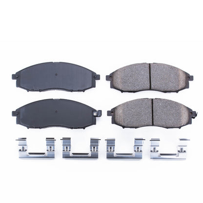 PowerStop Power Stop 03-04 Nissan Frontier Front Z17 Evolution Ceramic Brake Pads w/Hardware