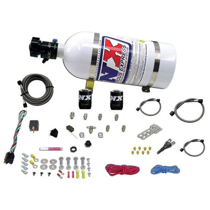 Nitrous Express All Sport Compact EFI Single Nozzle Nitrous Kit (35-50-75HP) w/10lb Bottle