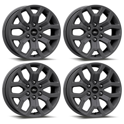 Ford Racing 15-22 F-150 18x7.5in Matte Gray Wheel Kit