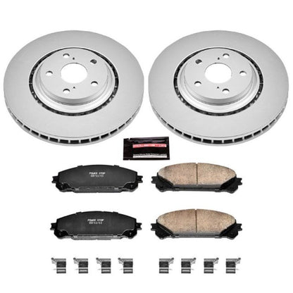 PowerStop Power Stop 15-17 Lexus NX200t Front Z17 Evolution Geomet Coated Brake Kit