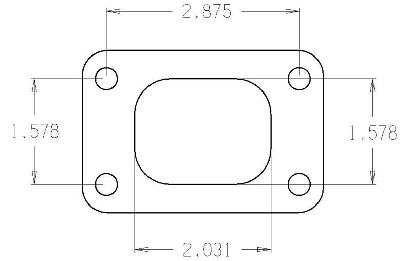 Cometic Gasket Cometic Turbo FLG T25 Garrett Turbine Inlet Exhaust Gasket