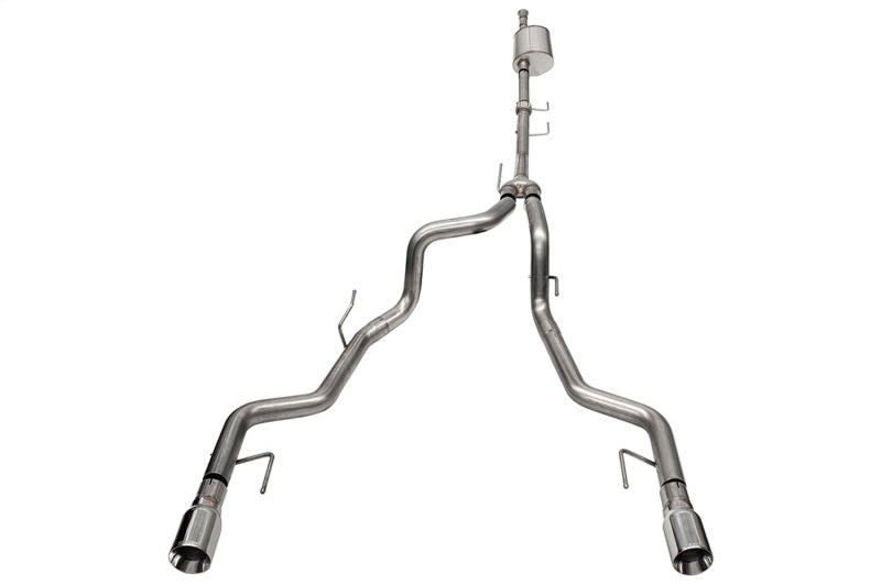 CORSA Performance Corsa 2021-2025 Ford F-150 SuperCrew/5.5ft Bed 3.5L V6 Sport Cat-Back Dual Rear Exit-Polished