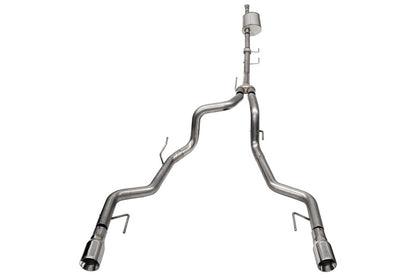 CORSA Performance Corsa 2021-2025 Ford F-150 SuperCrew/5.5ft Bed 3.5L V6 Sport Cat-Back Dual Rear Exit-Polished