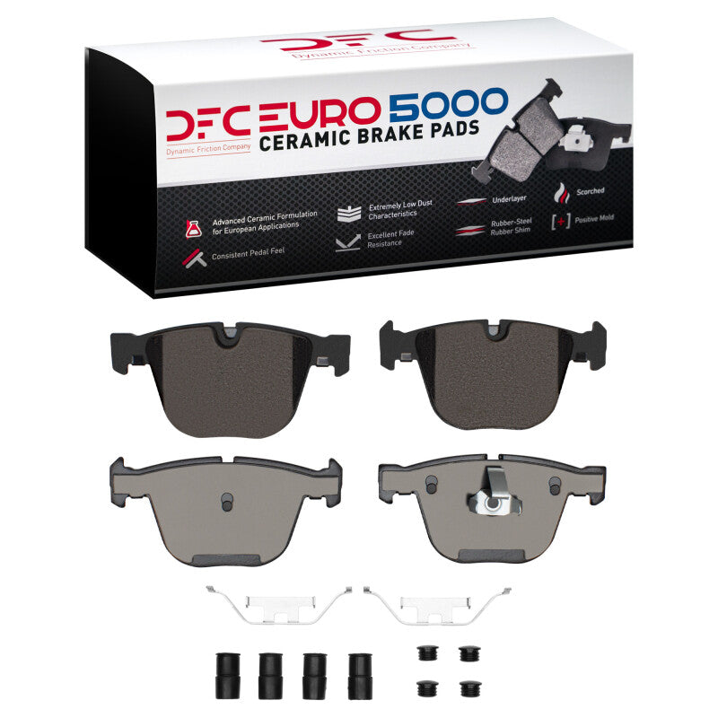 DFC 02-13 BMW M6 Rear Euro 5000 Ceramic Brake Pads and Hardware Kit