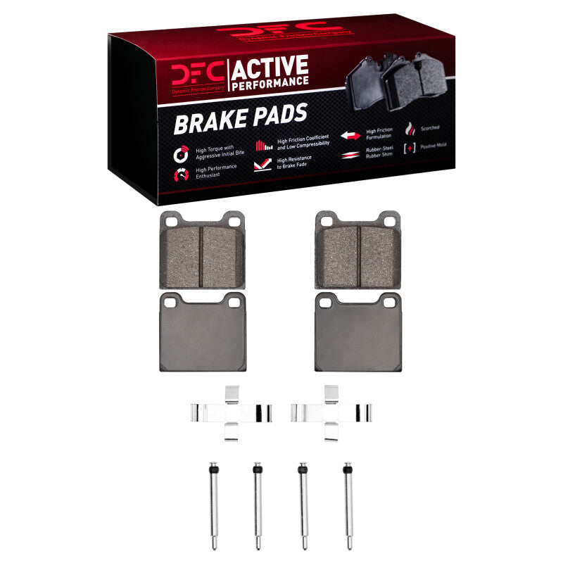 DFC 61-91 Mercedes-Benz 220D Front/Rear Active Performance Pads and Hardware Kit