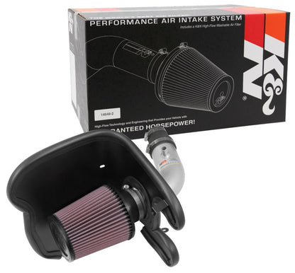 K&N Engineering K&N 17-18 Chevy Cruze 1.4L Turbo Silver Typhoon Short Ram Intake
