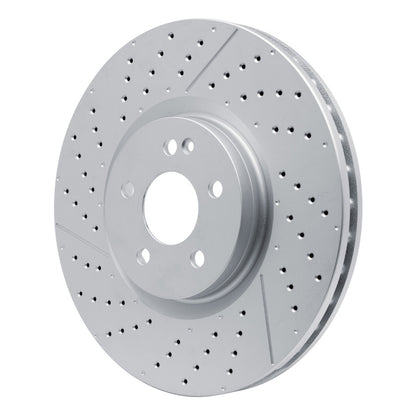 DFC 14-19 Mercedes-Benz GLA45 AMG Front Drilled and Slotted Hi-Carbon Alloy Geomet Coated Rotor
