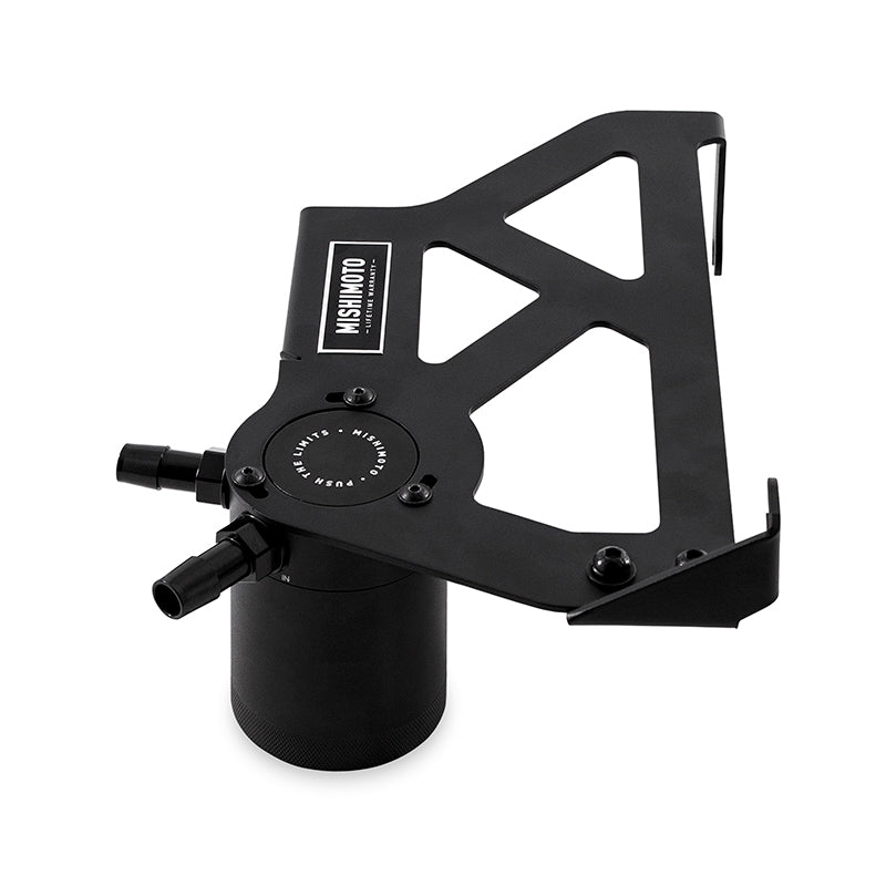 Mishimoto 12-18 Jeep Wrangler JK Baffled Oil Catch Can Kit - Black