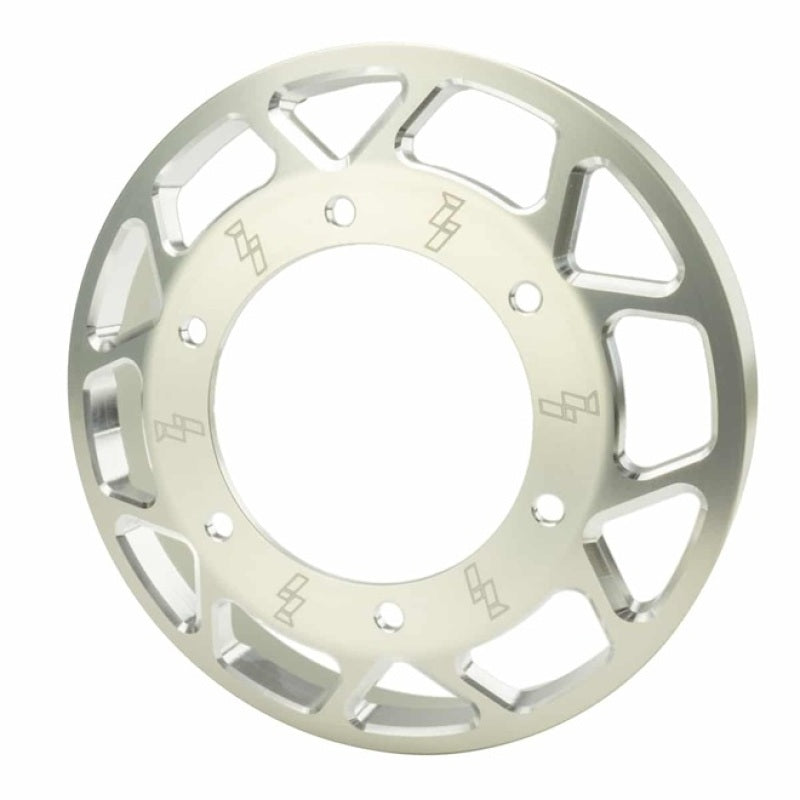 Industrial Injection 03-12 Cummins 5.9L/6.7L Billet Common Rail Fan Pulley w/Bolts - Clear Anodized