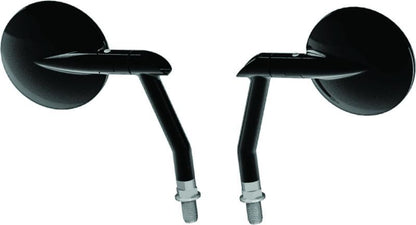 Burly Brand Hot Rod Mirror Set - Black