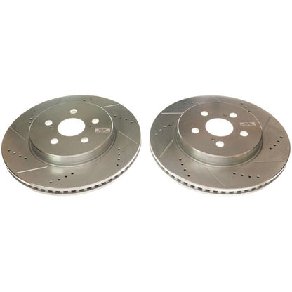 PowerStop Power Stop 19-20 Toyota Corolla Front Evolution Drilled & Slotted Rotors - Pair
